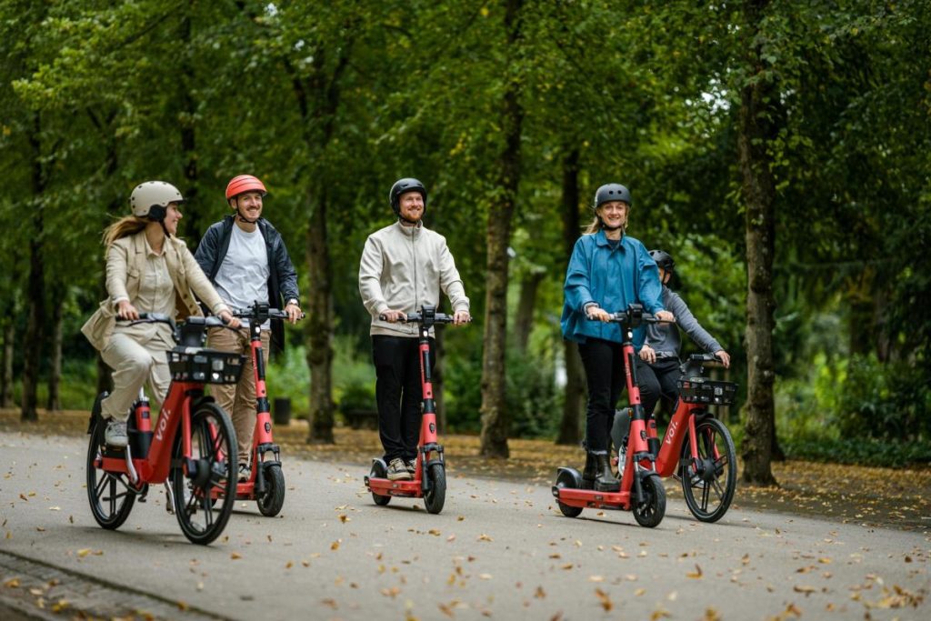 The shared scooter startup you report its first profitable year while she explores an iPo