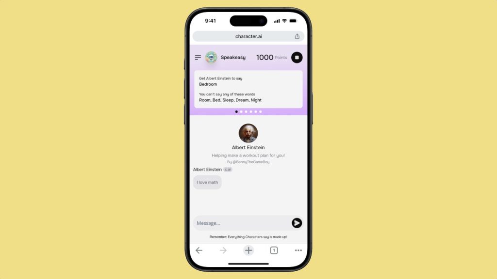 AI startup Character AI tests games on the web