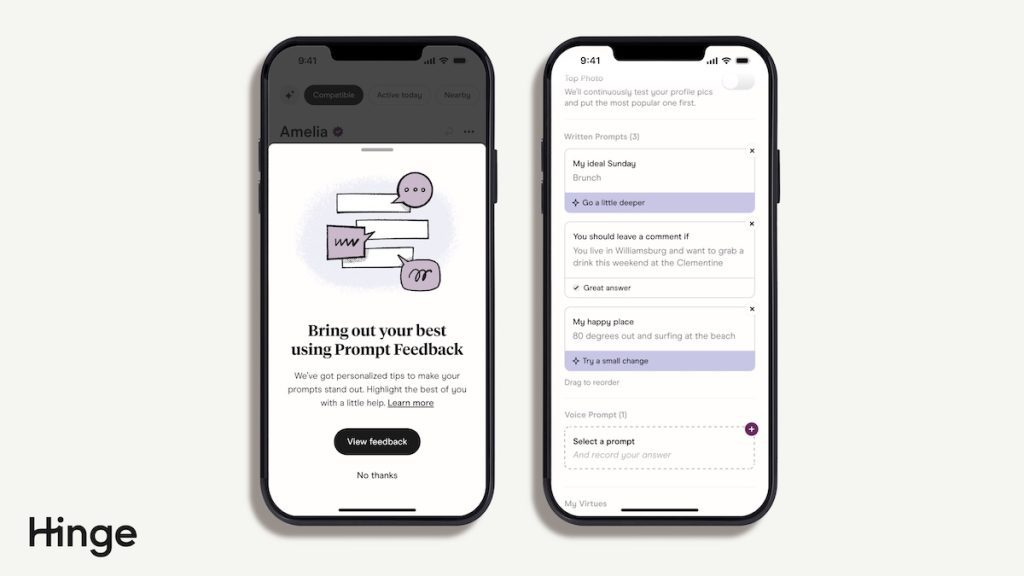 Hinge’s new AI feature determines if your quick answer is too simple