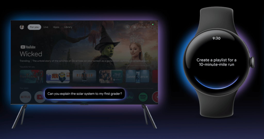 Google is leading Gemini to wear smartwatch of the operating system and Google TV